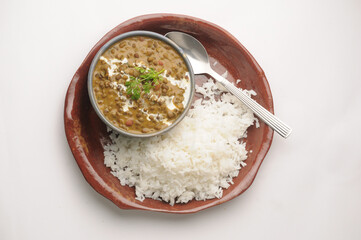 Dal Makhni and rice, Punjabi home food