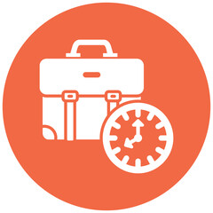 Obraz premium Working Hours Icon