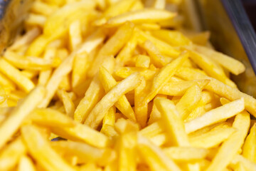 Fresh fried french fries