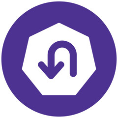 U Turn Icon