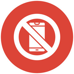 No Cellphone Icon