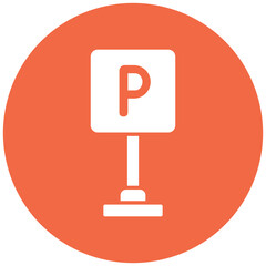 Parking sign Icon