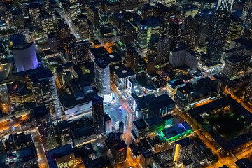 Toronto, Canada - Dundas Square at night