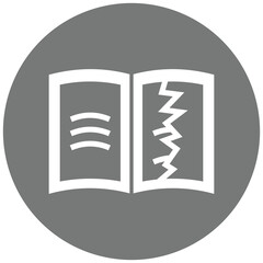 Teared book Icon