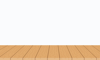 Wood table vector, suitable for social media template design, ads, or banner