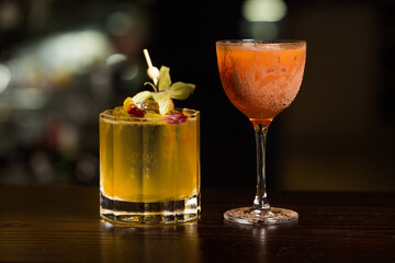 alcohol beverage cocktails