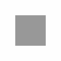 2D square shape in mathematics. Grey square shape drawing for kids isolated on white background