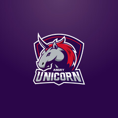 Angry Unicorn Esport Logo