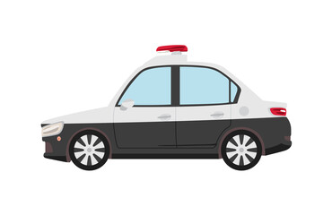 横側から見た警ら用のパトロールカー © mikehana
