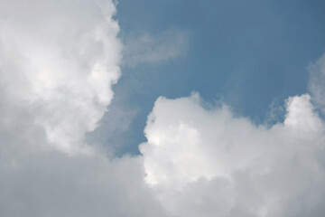 Clouds on the blue sky nature with space background wallpaper