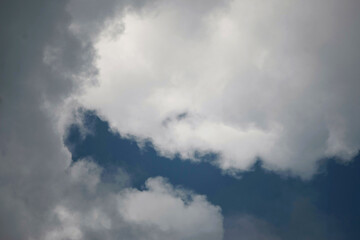 Clouds on the blue sky nature with space background wallpaper