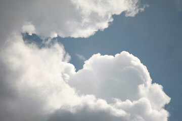 Clouds on the blue sky nature with space background wallpaper