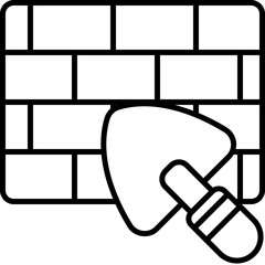 brickwall outline icon