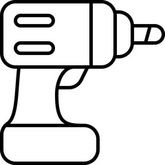 drill outline icon