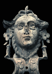 Goddess of earth and plants Gaia (Geae). Fragment of an antique statue