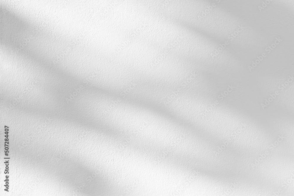 Aufkleber abstract light shadow of leaf blurred background. natural diagonal leaves tree branch shadows and su