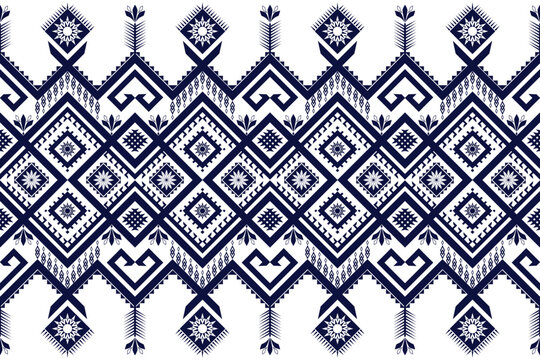 Gemetric ethnic oriental pattern traditional Design for background,carpet,wallpaper,clothing,wrapping,batic,fabric,vector. Decorative strip for textiles.