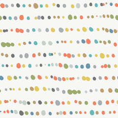 Abstract seamless hand drawn pattern