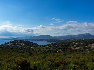 French mediterranean coast moutain
