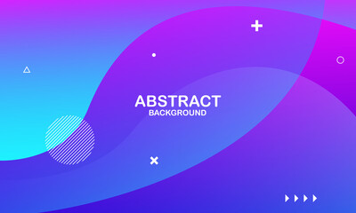 Colorful geometric background. Liquid color background design. Fluid shapes composition. Eps10 vector