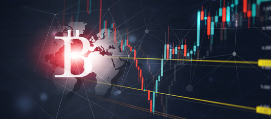 crypto market trading graph