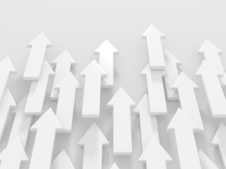 Abstract arrows forward growth concept background