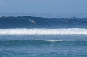 Surfers at Ujung Bocur