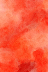 red wet watercolor paper background with dark and light tones