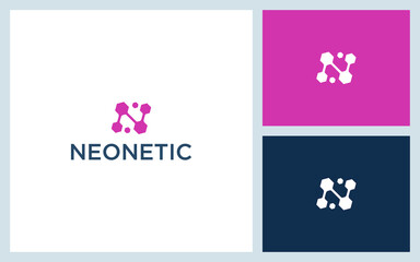 UNIQUE INITIAL N LOGO