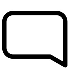 chat bubble ui  icon
