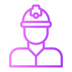 man gradient icon