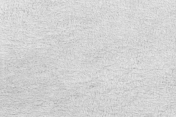 White fabric soft texture of a terry towel close-up.