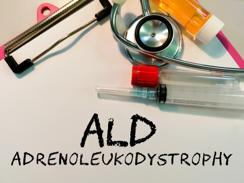 Adrenoleukodystrophy Or ALD Term, A Rare Deadly Genetic Disorder With Medical Equipment's.