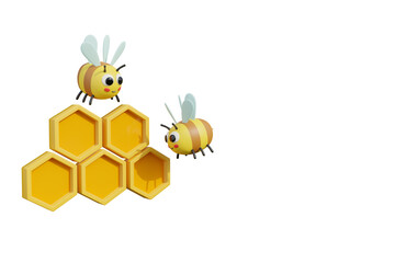 3d, bee, honey, cartoon, illustration, animal, art, background, cute, fly, clipping path, render, character, butterfly, funny, insect, smile, fun, golden, nature, toy, organic, hive, syrup, yellow, br