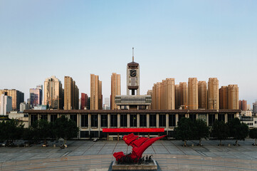 Downtown of Shijiazhuang City 