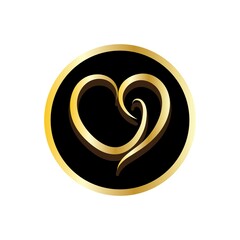 heart love logo beautiful design concept icon tamplate vector