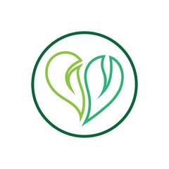 heart love logo beautiful design concept icon tamplate vector