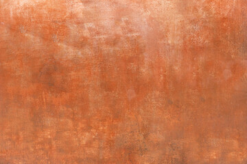 An old sheet of iron covered with rust. Close up.