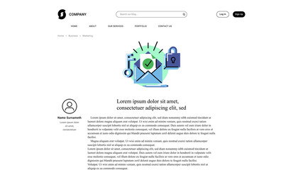 Vector confirmed mail in bold line style . Editable illustration