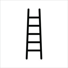 Stairs Icon Vector illustration, on a white background.