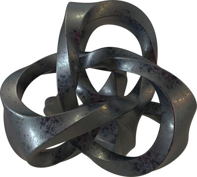 Abstract 3d Isolated Shape Object