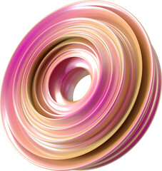 Abstract 3d Isolated Shape Object