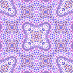 African seamless ornament graphic design. Arabesque geometric texture. Carpet print in ethnic