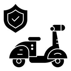 motor glyph icon