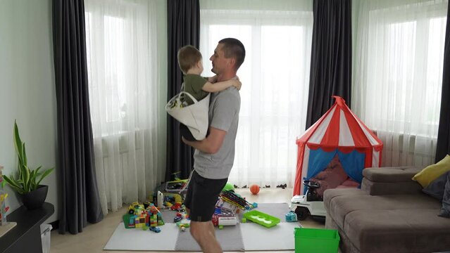 Baby In The Bag. In the arms of the Pope. having fun
