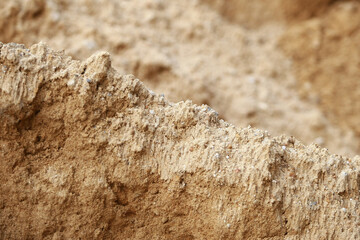 Sand grain construction texture background colose up