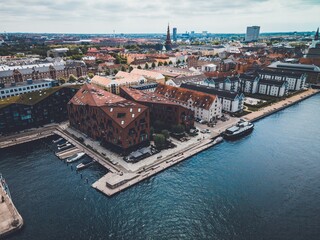 Aerial Views of Copenhagen, Denmark by Drone