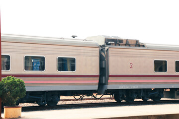 A beautiful view of Nong Khai Train Station, located in Thailand.