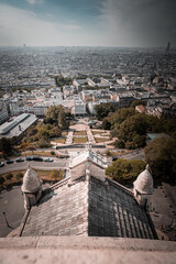 View from Sacre Coeur over Paris