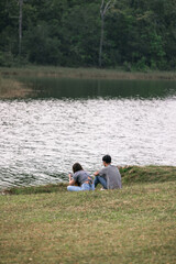 People are visiting the beautiful nature, green forests on vacation at Khao Yai National Park, Thailand, 16-05-2022.